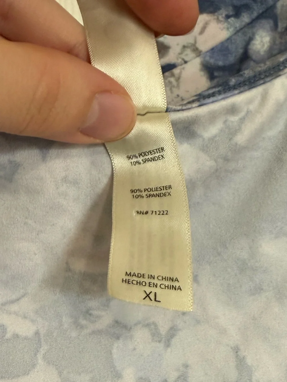 Jessica Simpson XL Floral Pajama Set Blue Gray Lace Trim Cami Shorts Sleepwear